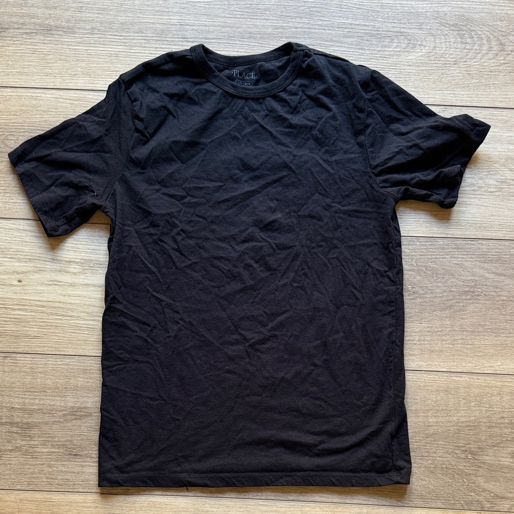 Children’s Place Black Short Sleeve Kids Tee
